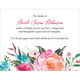 Watercolor Peonies Folded Sympathy Cards Image 3 of 4